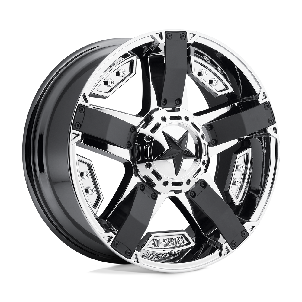 XD WHEELS XD811 ROCKSTAR II 17X9 6X135 / 6X139.7 -12 106.1 PVD WITH MATTE BLACK ACCENTS