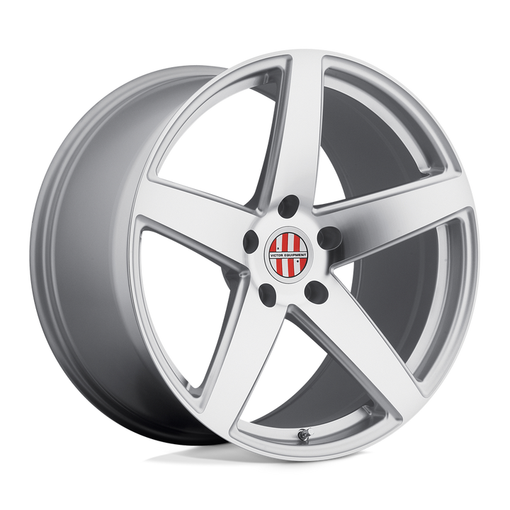 Victor Equipment Baden 19x11 5x130 55 71.5 Silver W/ Mirror Cut Face