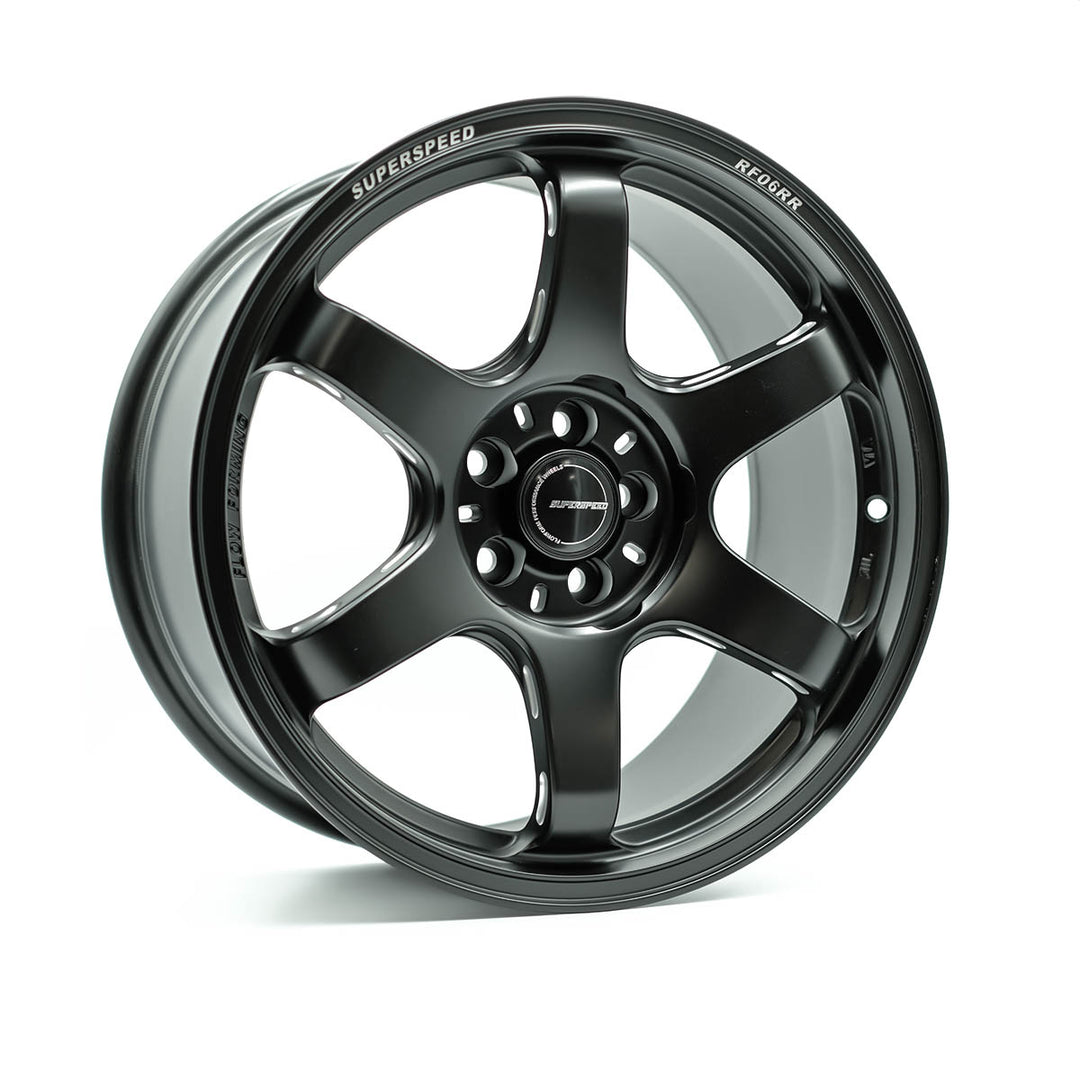 SUPERSPEED FLOW FORM RF06RR 17X9 5X114.3 38 73.1 MATT BLACK