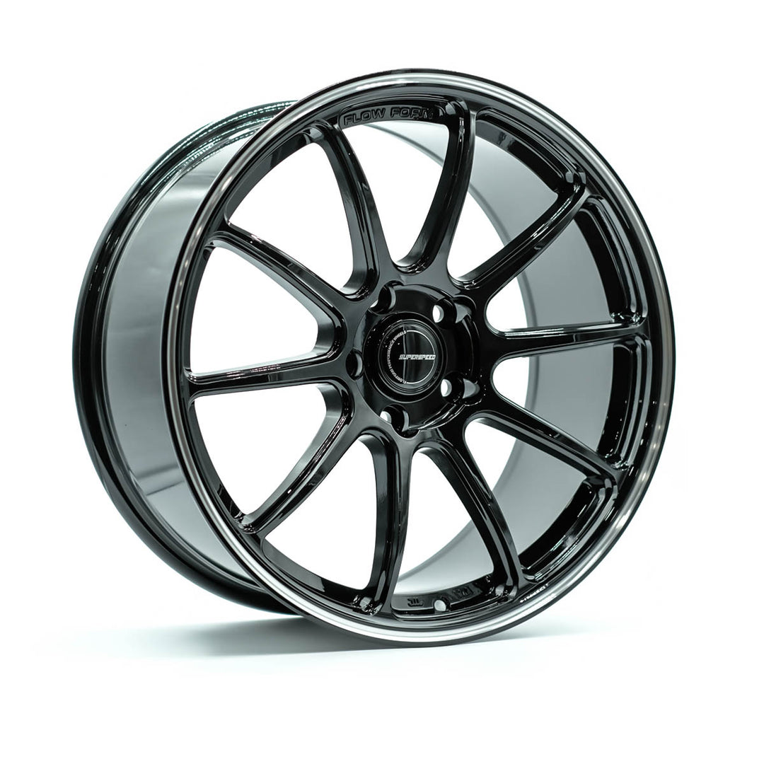 SUPERSPEED FLOW FORM RF03RR 18X8.5 5X114.3 45 73.1 BLACK MACHINING