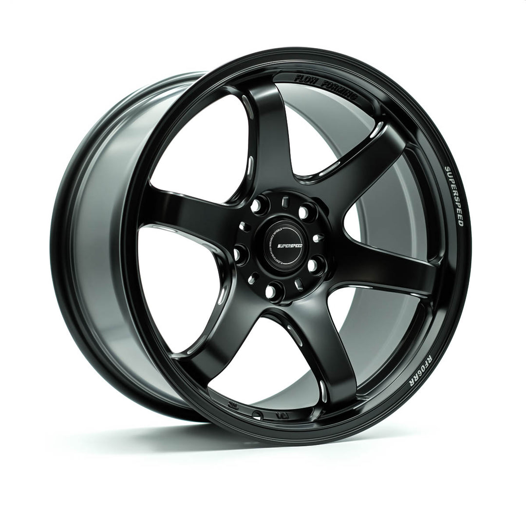 SUPERSPEED FLOW FORM RF06RR 18X9.5 5X100 38 73.1 MATT BLACK