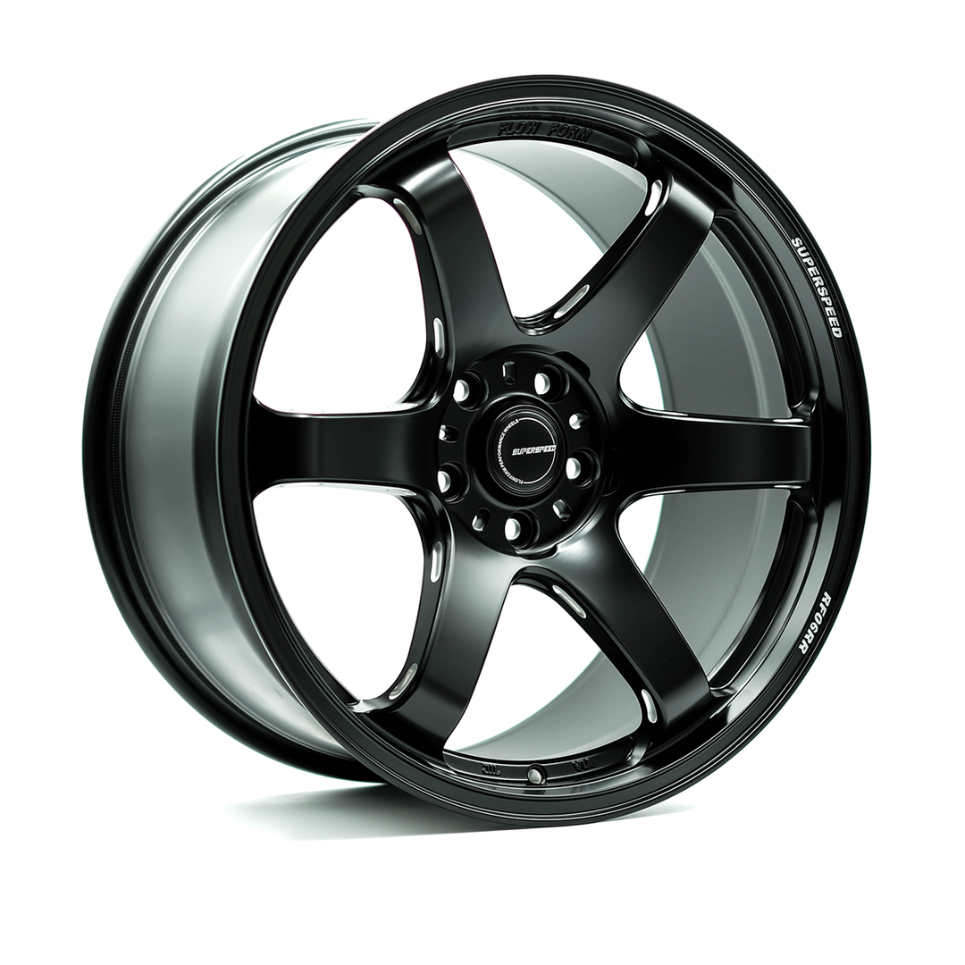 SUPERSPEED FLOW FORM RF06RR 19X9.5 5X114.3 22 73.1 MATT BLACK