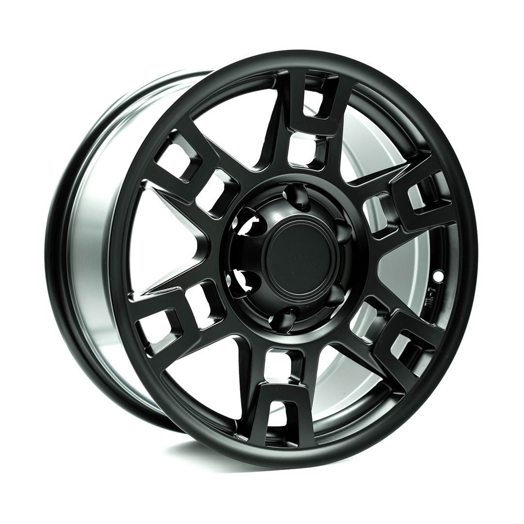 OEPlus (OE+) Elite TT01 17x8 6x139.7 15 106.1 Matt Black