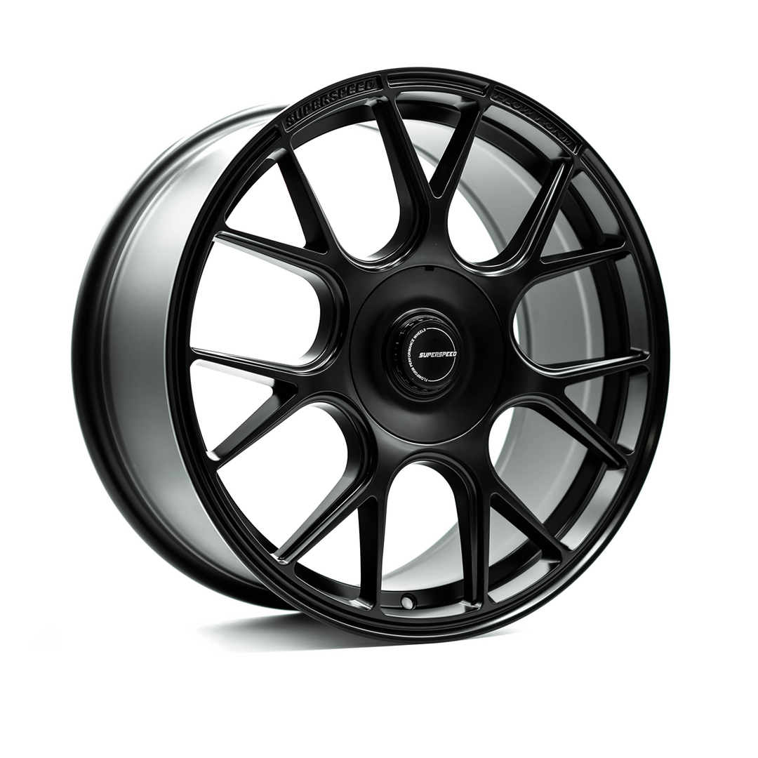 SUPERSPEED FLOW FORM RF01 PROGRESSIVE 18X8.5 5X114.3 45 73.1 MATT BLACK