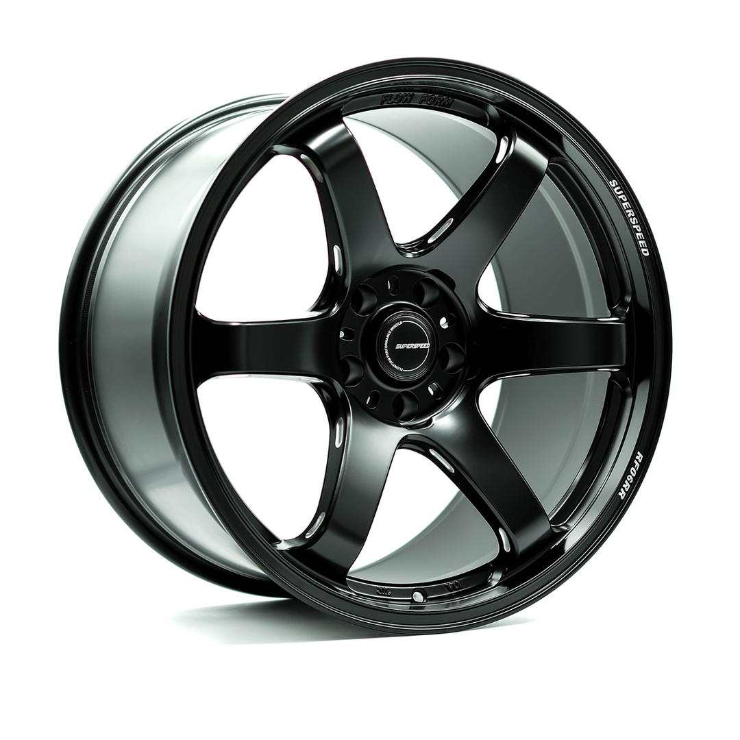 SUPERSPEED FLOW FORM RF06RR 19X10.5 5X114.3 22 73.1 MATT BLACK
