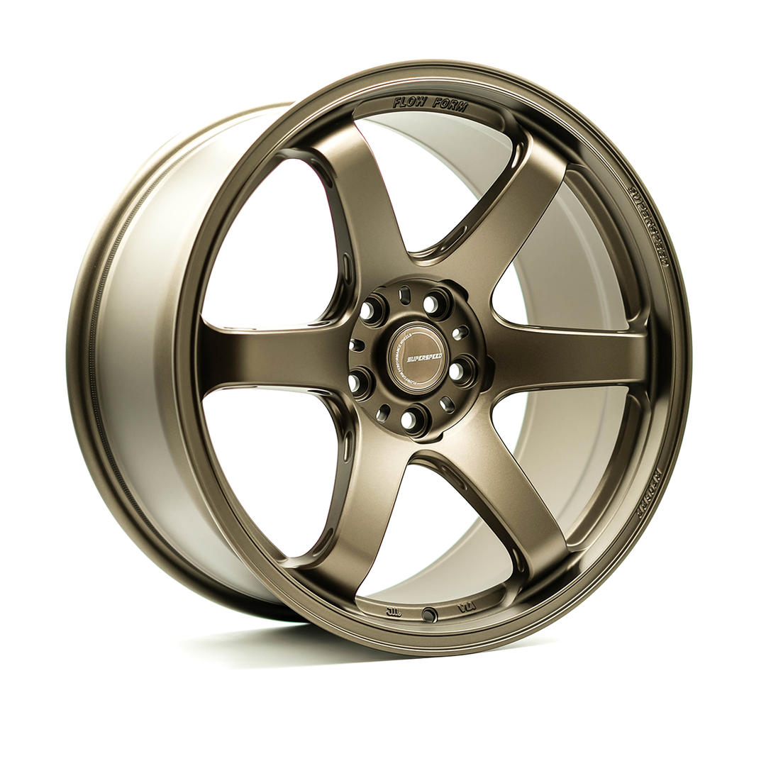 SUPERSPEED FLOW FORM RF06RR 19X9.5 5X114.3 35 64.1 SATIN BRONZE
