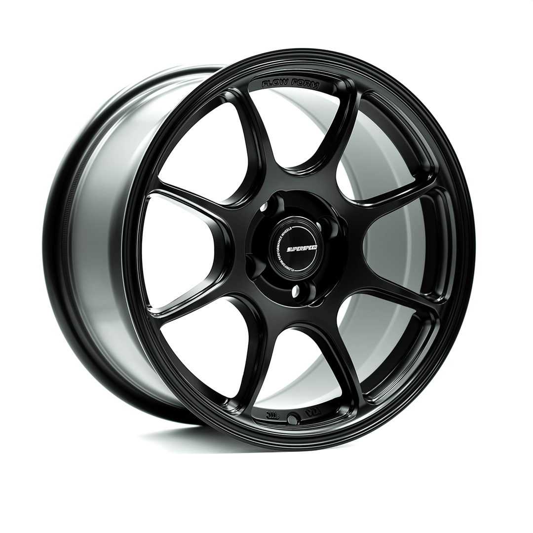 Superspeed Flow Form RF03RR 15x7 4x100 36 73.1 Matt Black