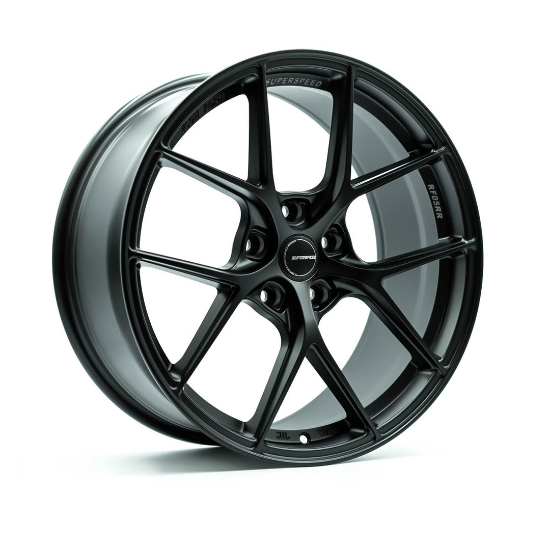 SUPERSPEED FLOW FORM RF05RR 19X8.5 5X112 45 66.6 MATT BLACK