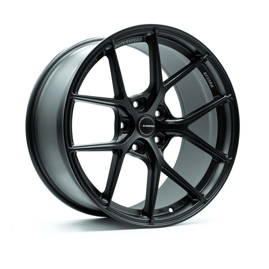 SUPERSPEED FLOW FORM RF05RR 19X9.5 5X120 25 72.6 MATT BLACK
