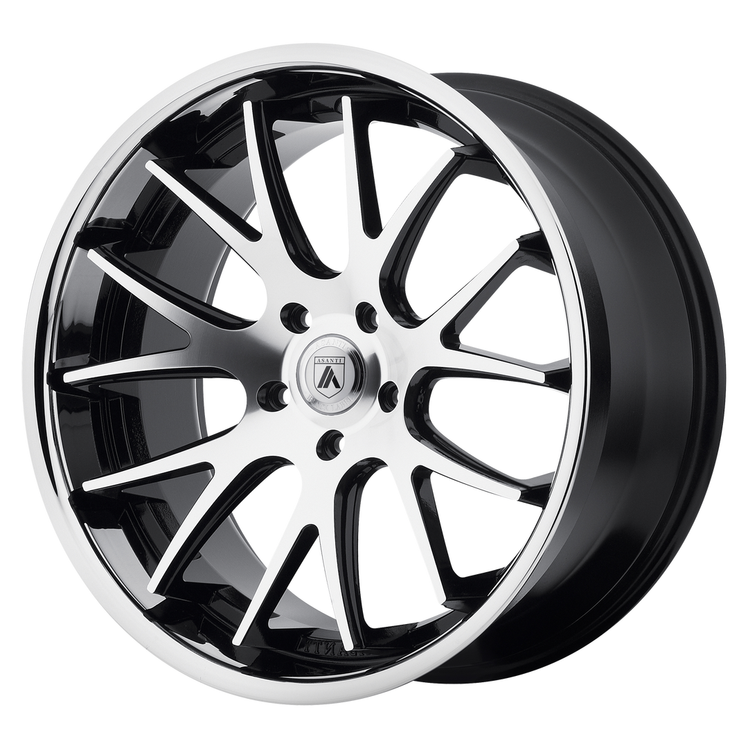 ASANTI WHEELS BLACK LABEL ABL-3 CASTOR 20X8.5 5X114.3 38 74.1 MACHINED FACE SS LIP