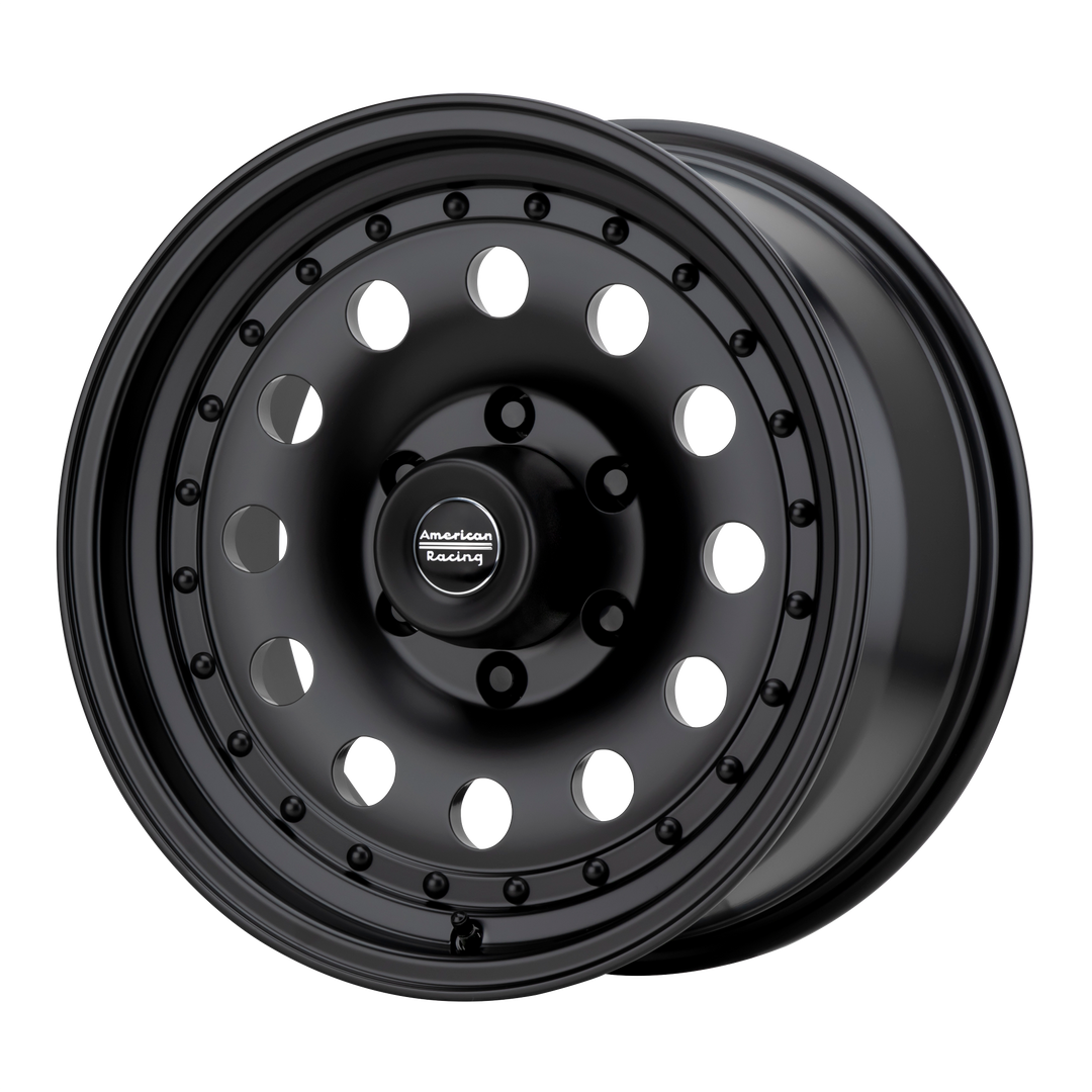 AMERICAN RACING AR62 OUTLAW II 15X7 5X139.7 -6 108 SATIN BLACK