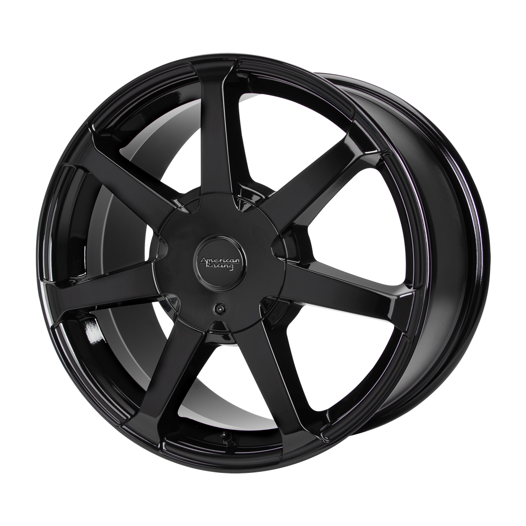 AMERICAN RACING AR930 16X7 5X112 / 5X120 40 74.1 GLOSS BLACK