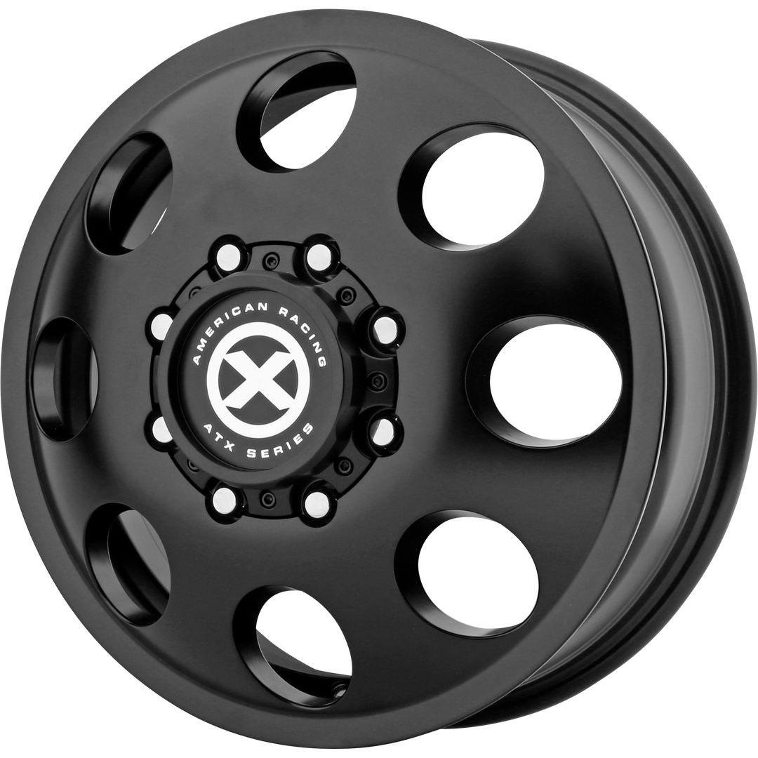 ATX SERIES AX204 BAJA DUALLY 16X6 8X170 111 125.1 SATIN BLACK - FRONT