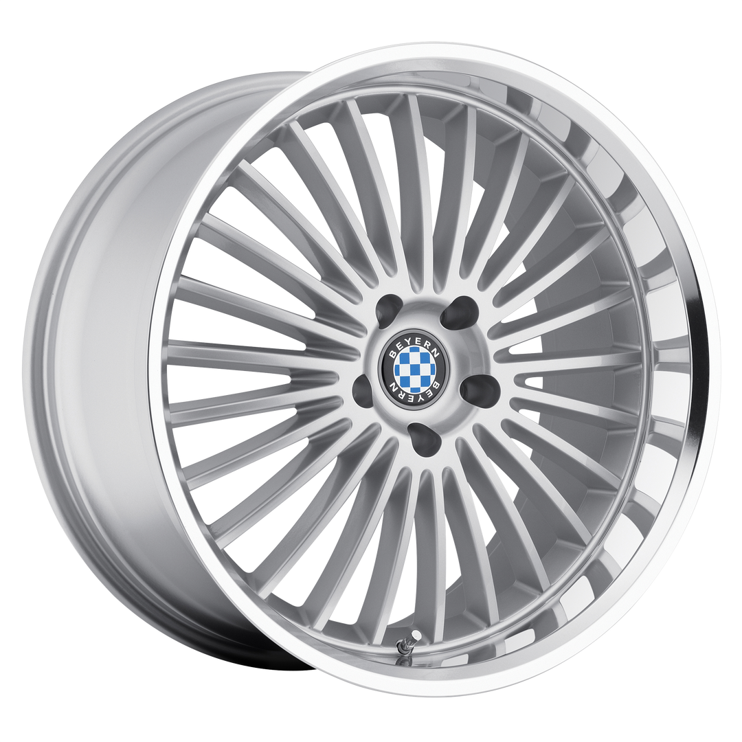 BEYERN MULTI 22X11 5X120 25 72.56 SILVER W/ MIRROR CUT LIP