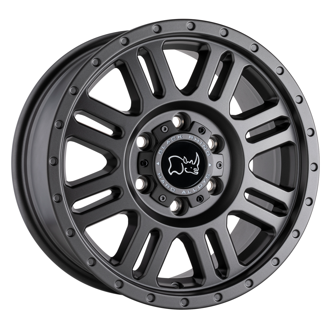 BLACK RHINO YELLOWSTONE 18X8 5X130 48 78.1 MATTE GUNMETAL