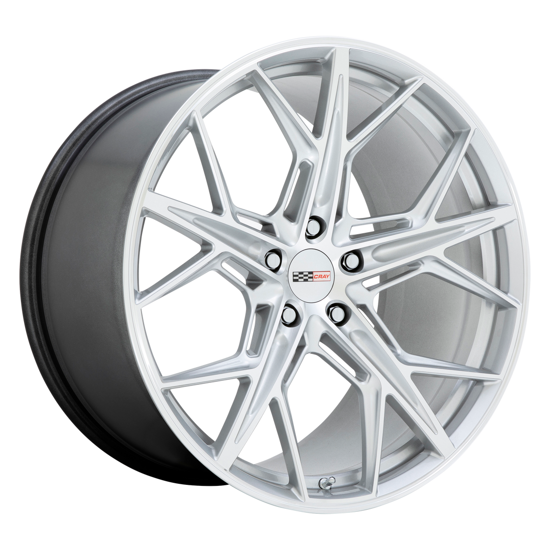 CRAY HAMMERHEAD 20X9 5X120 38 67.06 GLOSS SILVER W/ MIRROR CUT FACE