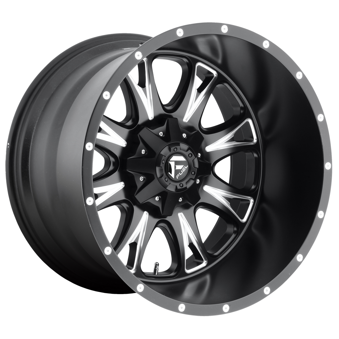 FUEL OFF-ROAD D513 THROTTLE 20X9 5X114.3 / 5X127 1 78.1 MATTE BLACK MILLED