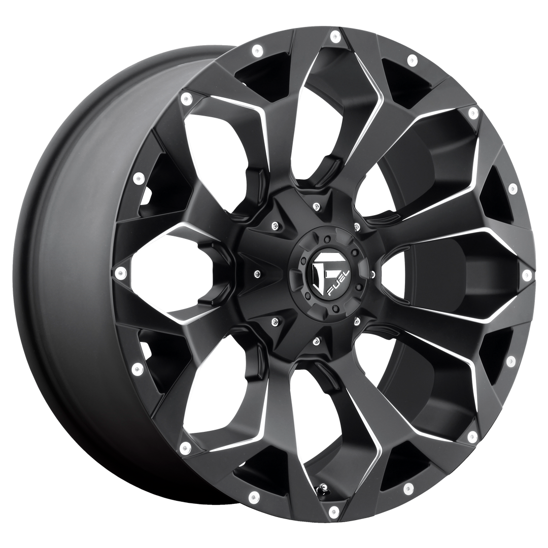 FUEL OFF-ROAD D546 ASSAULT 18X9 8X165.1 -12 125.1 MATTE BLACK MILLED