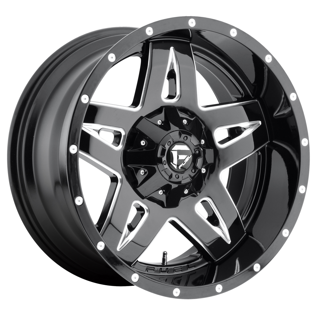 FUEL OFF-ROAD D554 FULL BLOWN 20X9 5X114.3 / 5X127 1 78.1 GLOSS BLACK MILLED