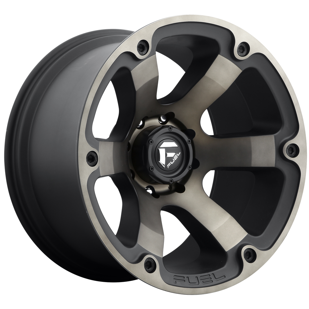 FUEL OFF-ROAD D564 BEAST 20X9 6X139.7 35 108 MATTE BLACK DOUBLE DARK TINT
