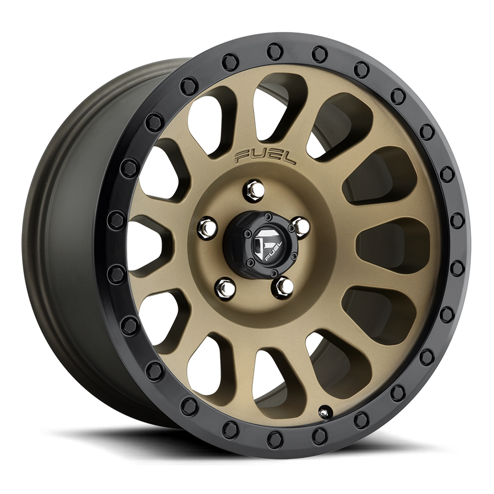 FUEL OFF-ROAD D600 VECTOR 17X8.5 5X120 20 65.07 MATTE BRONZE BLACK BEAD RING