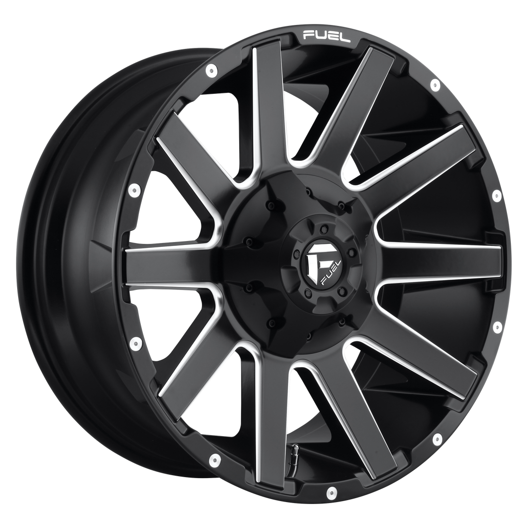 FUEL OFF-ROAD D616 CONTRA 20X9 8X180 20 124.2 MATTE BLACK MILLED