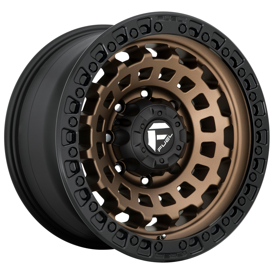 FUEL OFF-ROAD D634 ZEPHYR 17X9 8X170 -12 125.1 MATTE BRONZE BLACK BEAD RING