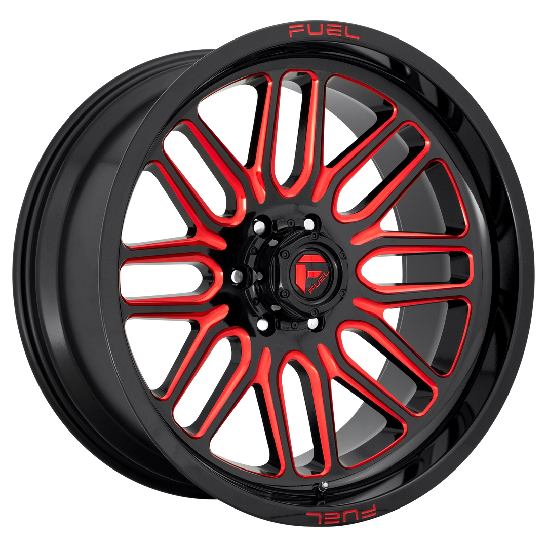 FUEL OFF-ROAD D663 IGNITE 20X9 6X135 19 87.1 GLOSS BLACK RED TINTED CLEAR