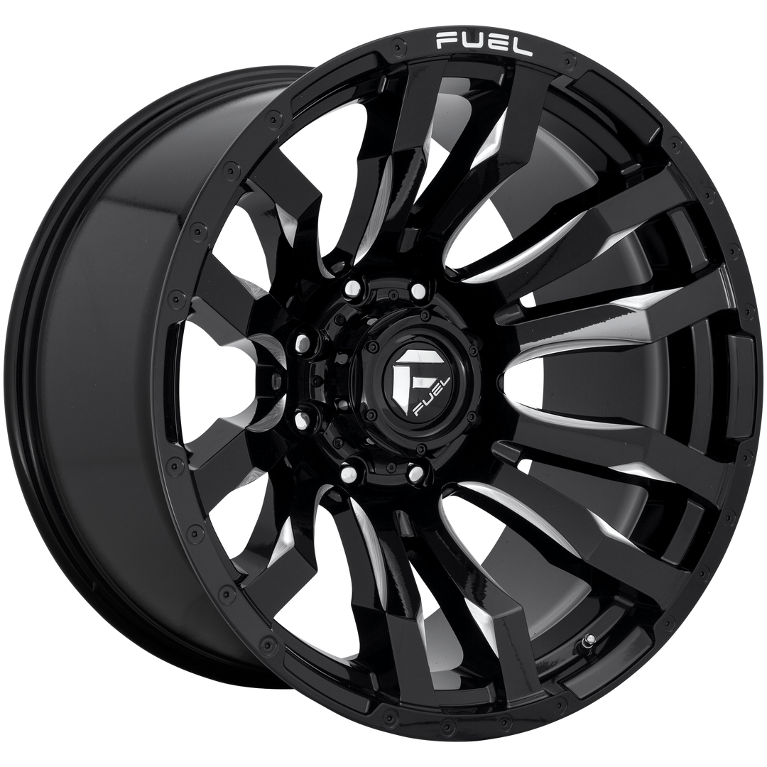 FUEL OFF-ROAD D673 BLITZ 16X8 6X139.7 1 106.1 GLOSS BLACK MILLED