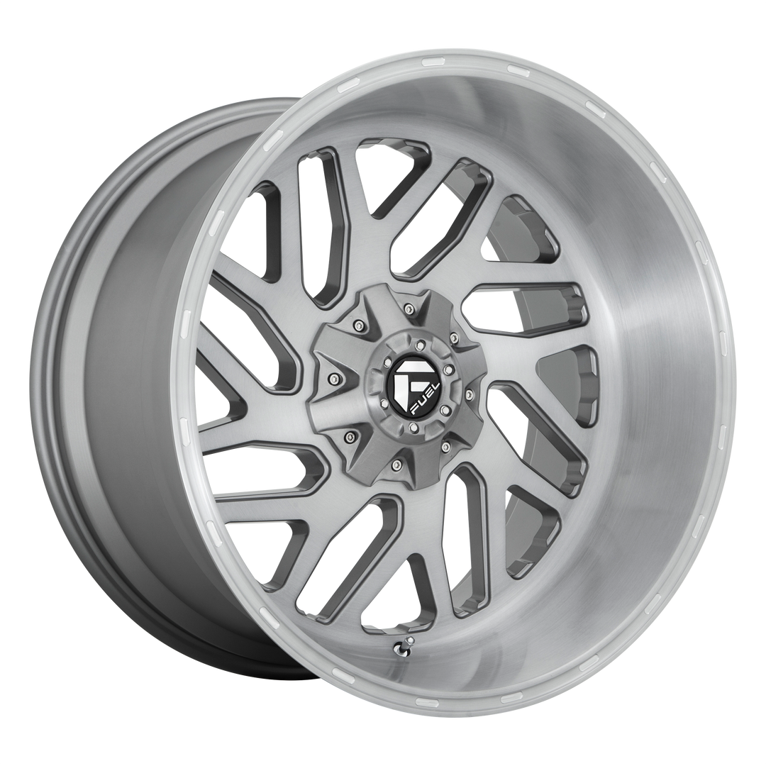 FUEL OFF-ROAD D715 TRITON PLATINUM 22X10 5X139.7 / 5X150 -18 110.1 BRUSHED GUN METAL TINTED CLEAR