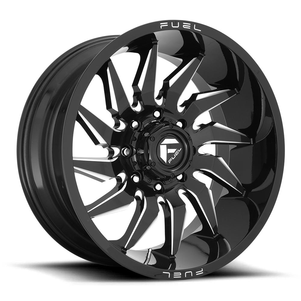 FUEL OFF-ROAD D744 SABER 20X10 5X139.7 -18 78.1 GLOSS BLACK MILLED