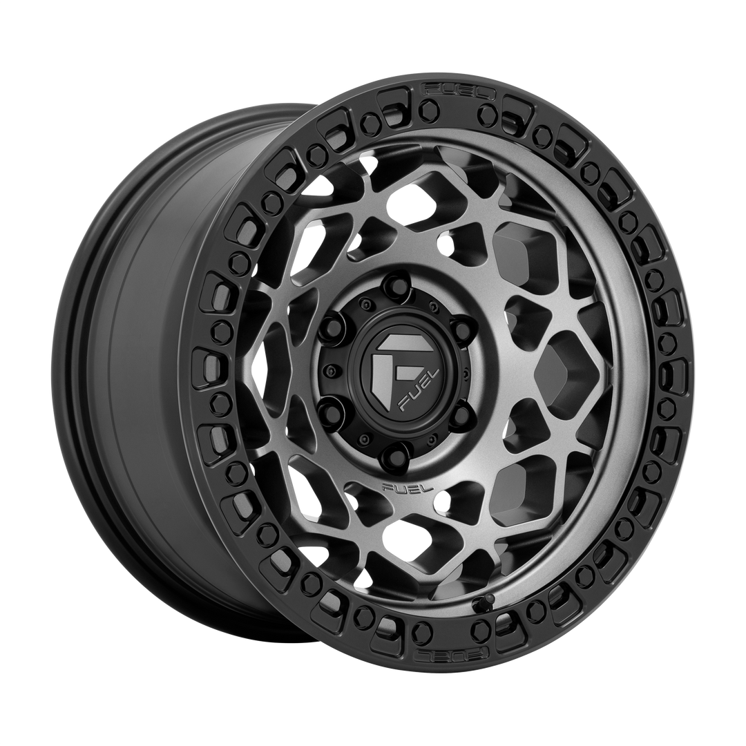FUEL OFF-ROAD D784 UNIT 17X9 6X120 1 66.9 GUNMETAL WITH MATTE BLACK RING
