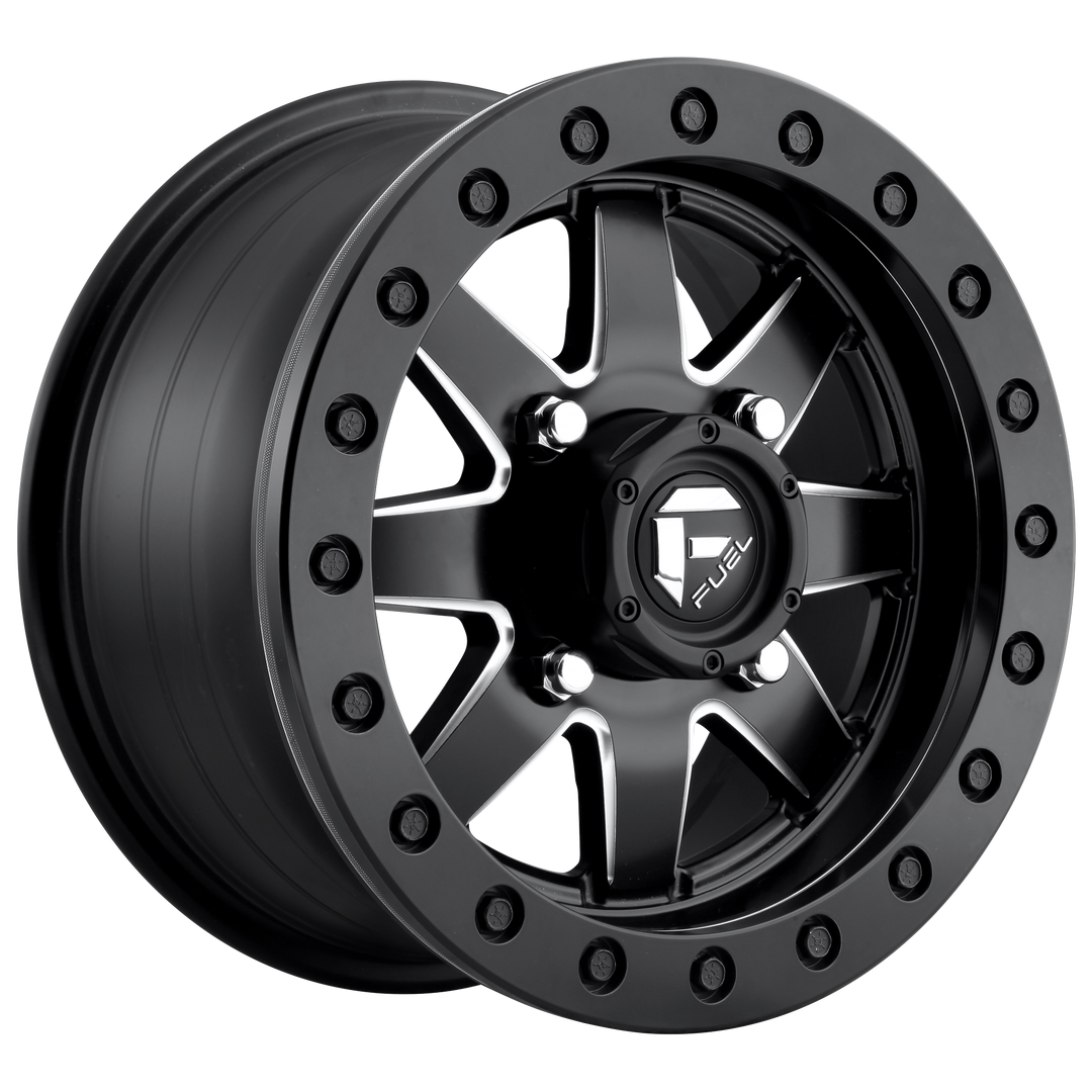 FUEL UTV OFF-ROAD D938 MAVERICK BEADLOCK 15X7 4X156 13 132 MATTE BLACK MILLED