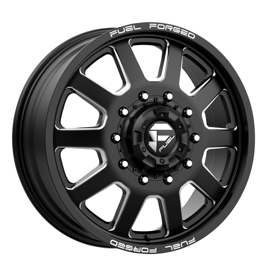 FUEL OFF-ROAD DE09 FF09D 22X8.5 8X200 105 142 MATTE BLACK MILLED