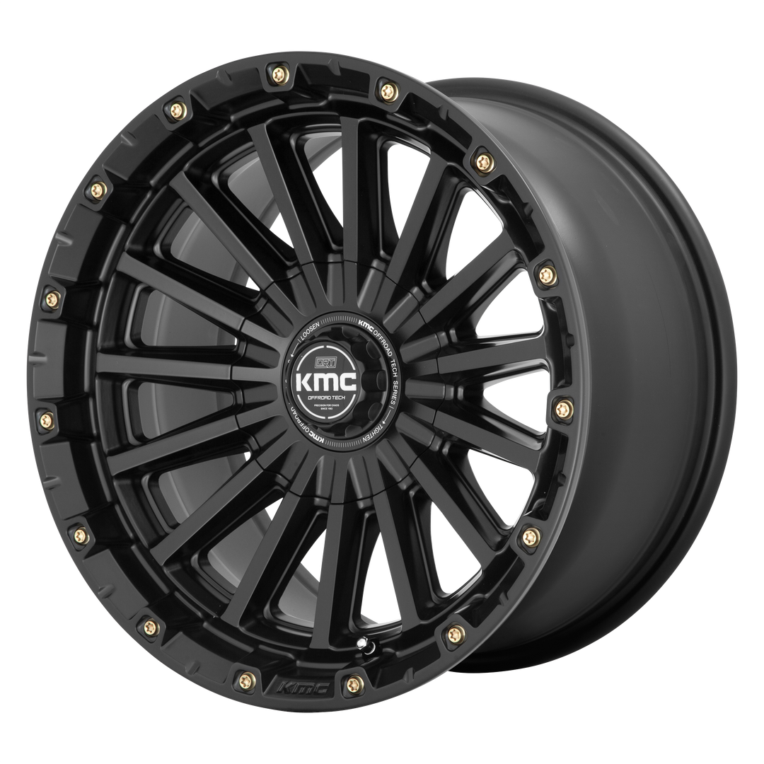KMC WHEELS KM102 SIGNAL 20X9 6X120 / 6X139.7 18 78.1 SATIN BLACK