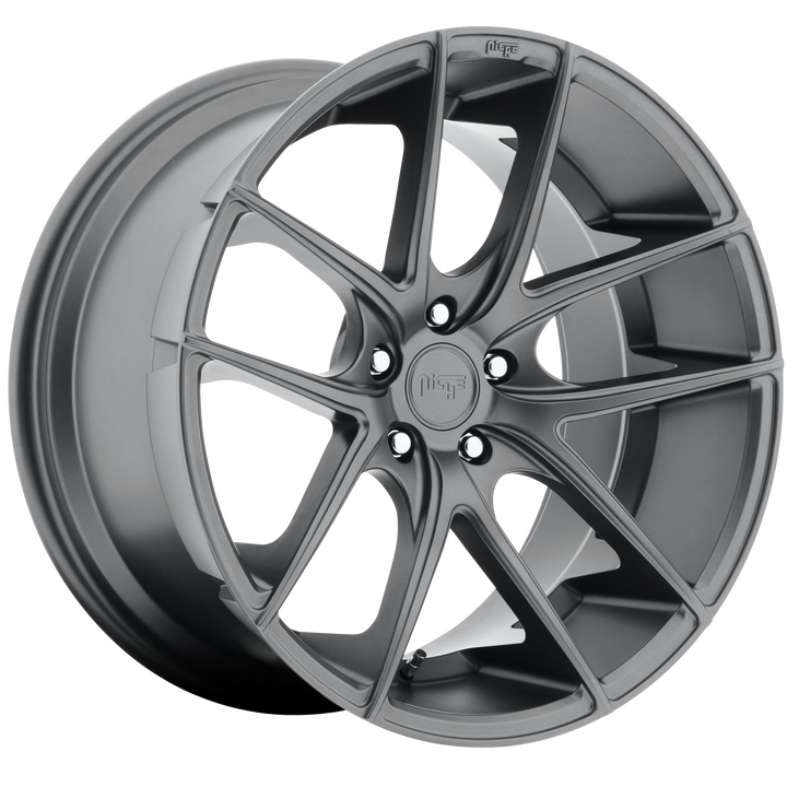 NICHE 1PC M129 TARGA 20X8.5 5X120 35 72.56 MATTE GUN METAL