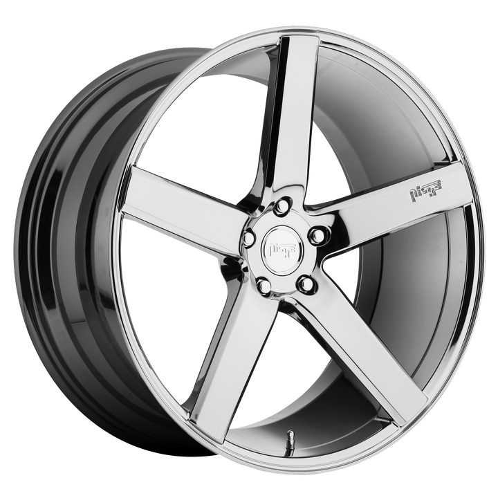 NICHE 1PC M132 MILAN 20X8.5 5X120 35 72.56 CHROME PLATED