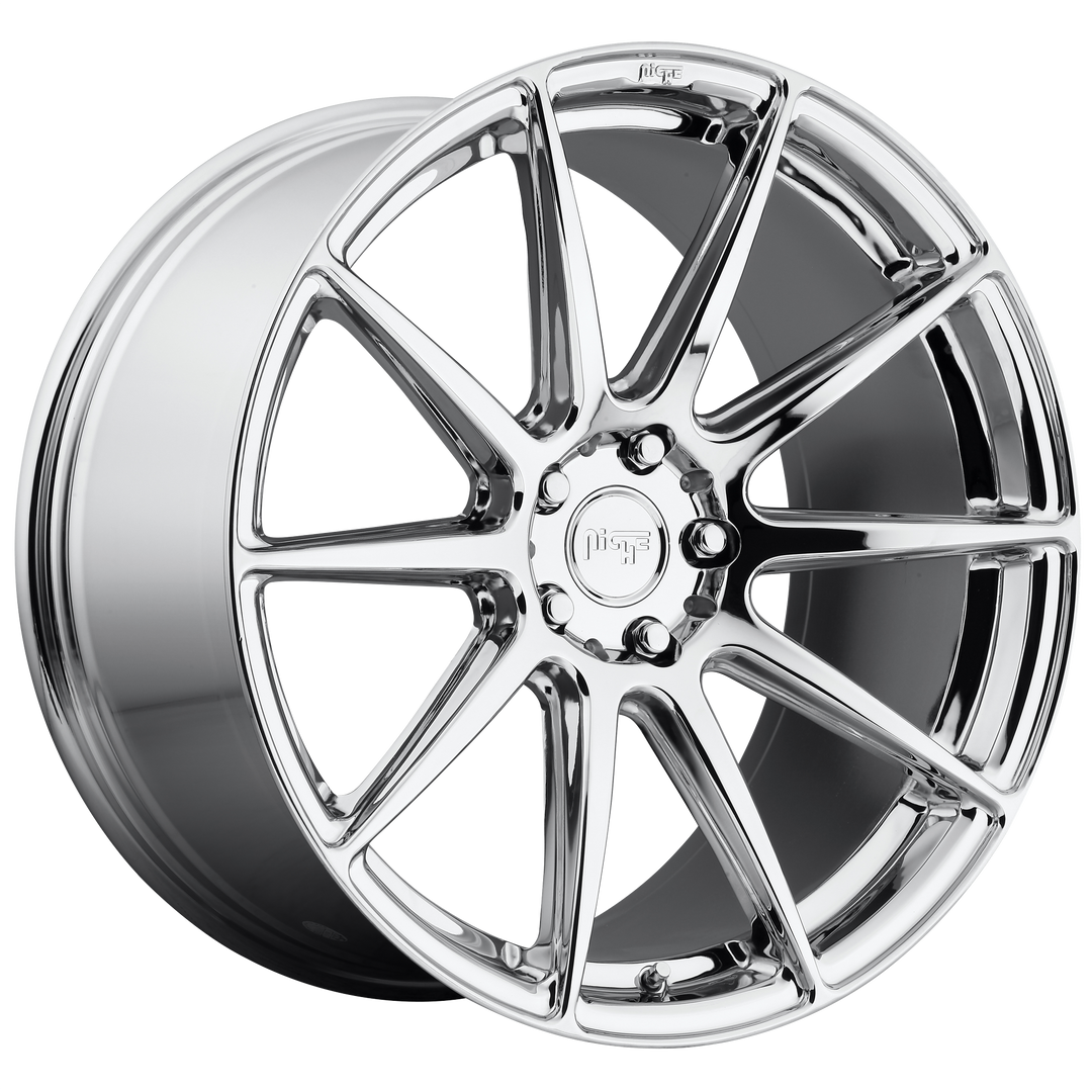 NICHE 1PC M148 ESSEN 19X8.5 5X120 35 72.56 CHROME PLATED