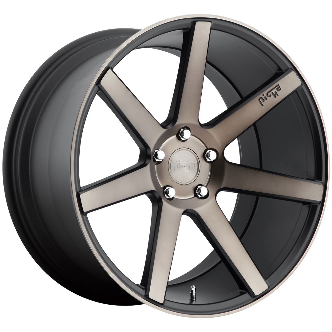 NICHE 1PC M150 VERONA 20X9 5X120 35 72.56 MATTE BLACK MACHINED
