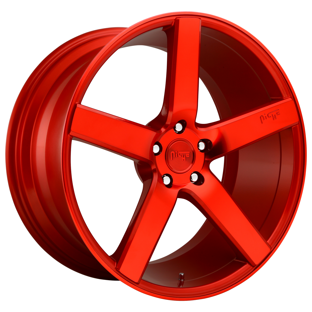 NICHE 1PC M187 MILAN 20X10.5 5X120 35 72.56 CANDY RED
