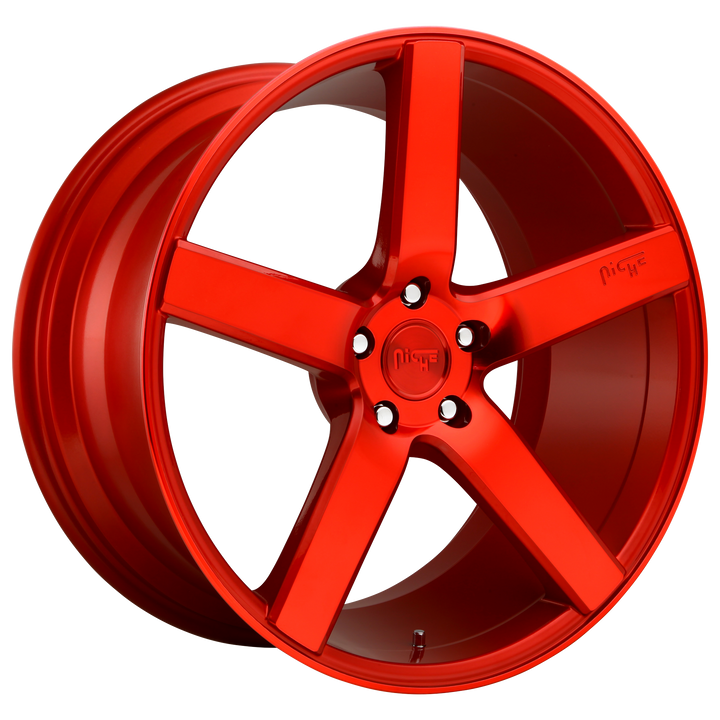 NICHE 1PC M187 MILAN 20X10.5 5X120 35 72.56 CANDY RED