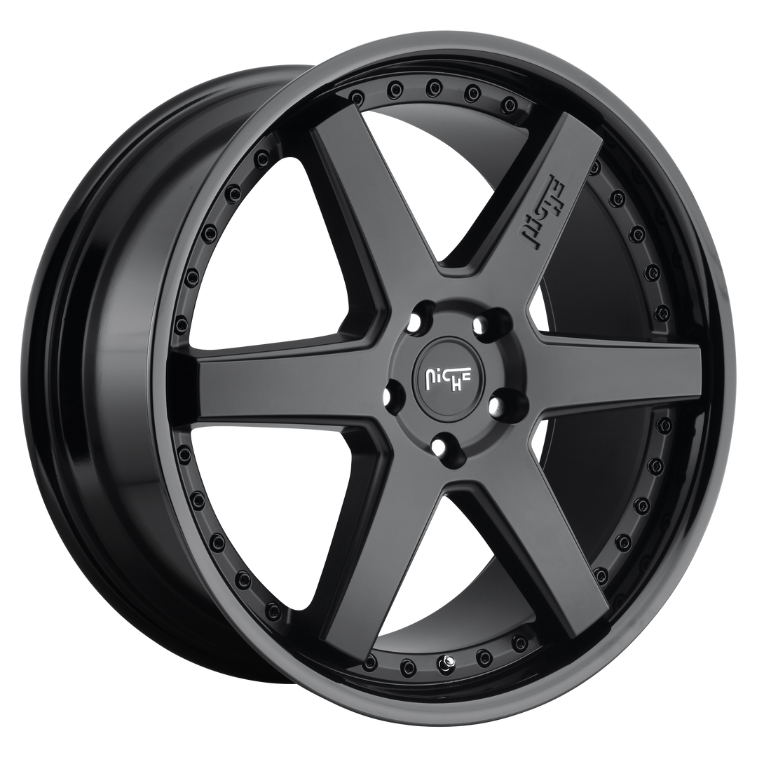 NICHE 1PC M192 ALTAIR 19X10 5X120 40 72.56 GLOSS BLACK MATTE BLACK