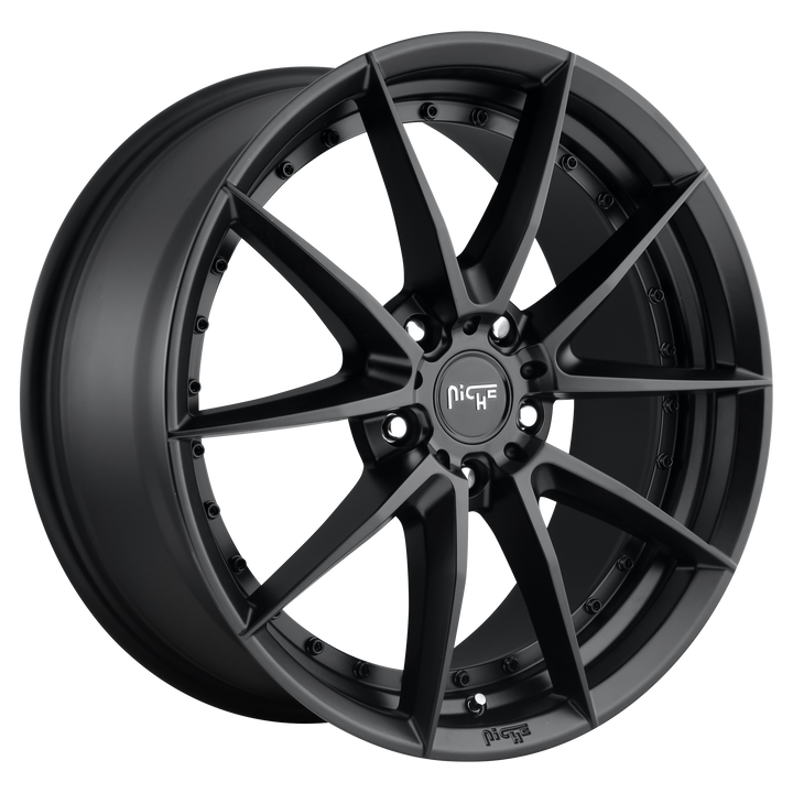 NICHE 1PC M196 SECTOR 20X10.5 5X114.3 40 72.56 MATTE BLACK