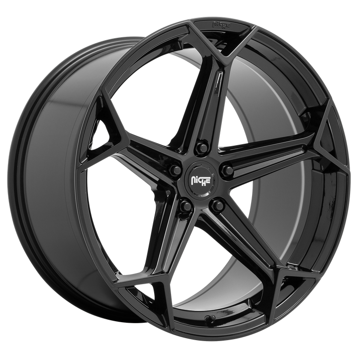NICHE 1PC N258 ARROW 20X10.5 5X120 35 72.56 GLOSS BLACK