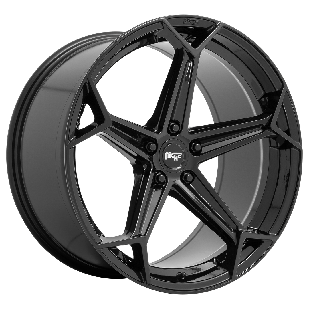 NICHE 1PC N258 ARROW 20X10.5 5X114.3 30 72.56 GLOSS BLACK