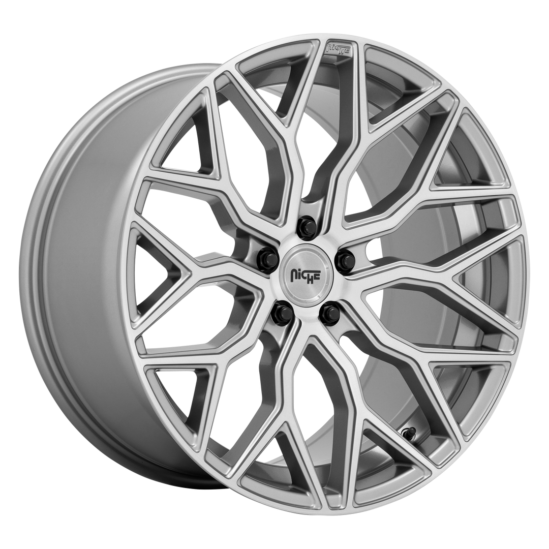 NICHE 1PC M265 MAZZANTI 20X10.5 5X114.3 40 72.56 ANTHRACITE BRUSHED TINT CLEAR