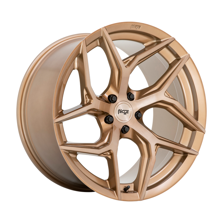 NICHE 1PC M267 TORSION 20X9 5X112 25 66.56 PLATINUM BRONZE