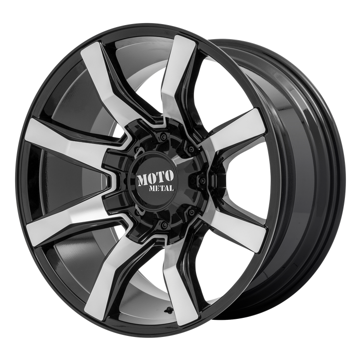 MOTO METAL MO804 SPIDER 20X10 8X180 12 124.2 GLOSS BLACK MACHINED