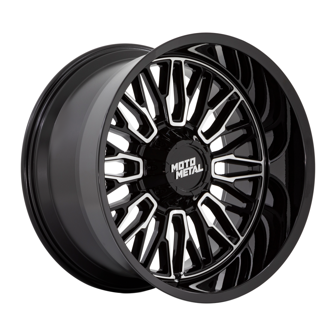 MOTO METAL MO809 STINGER 22X12 8X170 -44 125.1 GLOSS BLACK MACHINED