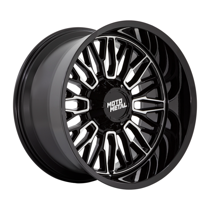 MOTO METAL MO809 STINGER 22X12 8X170 -44 125.1 GLOSS BLACK MACHINED